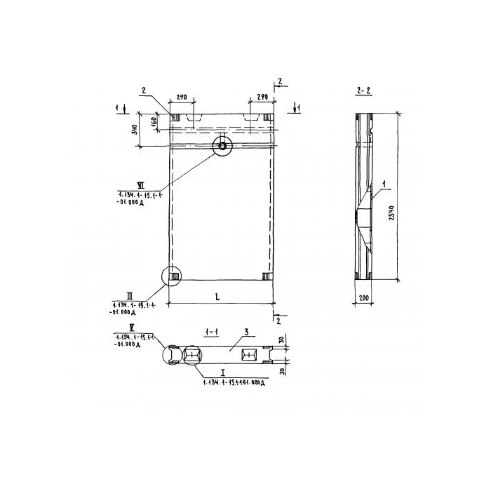 Вентиляционный блок БВ 36.8.4-1