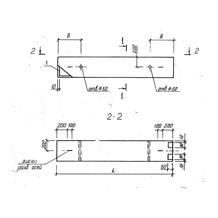 Колонна железобетонная 1КСД 60-00-5-40-36
