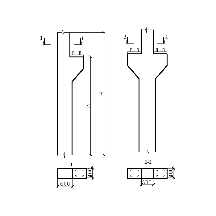 Колонна железобетонная 5к 120-4